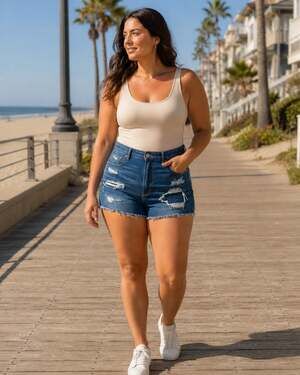 American Eagle Outfitters Distressed Denim Shorts